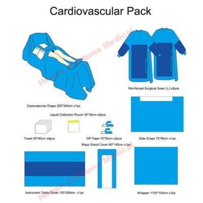 Factory Supply The Disposable CE and ISO Approved Medical Surgery Sterile Cardiovascular Surgical Pack / Cardiovascular Pack