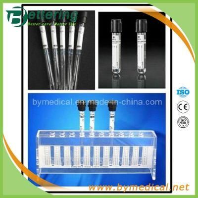 Black Cap ESR Vacuum Blood Tubes