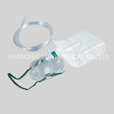 Disposable Medical Supply Adult Oxygen Mask with Reservoir Bag Non-Rebreather Oxygen Mask