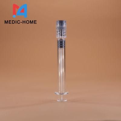 Glass Syringe Prefilled Luer Lock 1ml Glass Syringe with Luer Lock Luer Slip