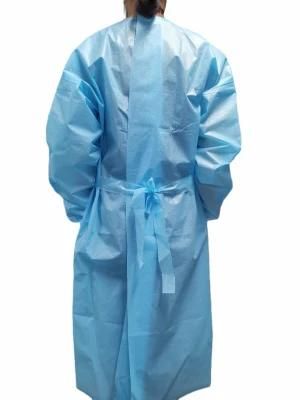 Protective Clothing Safety Coverall Disposable Pppe Medical Surgical Isolation Gown on Sale