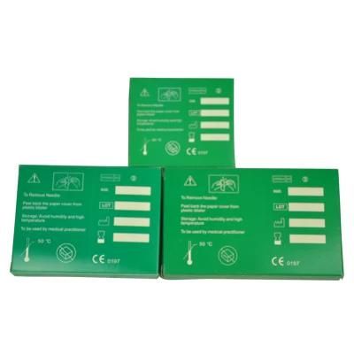 Reliable Chinese Supplier Disposable Sterile Silver Palted Handle Acupuncture Needles with Aluminum Foil Packing