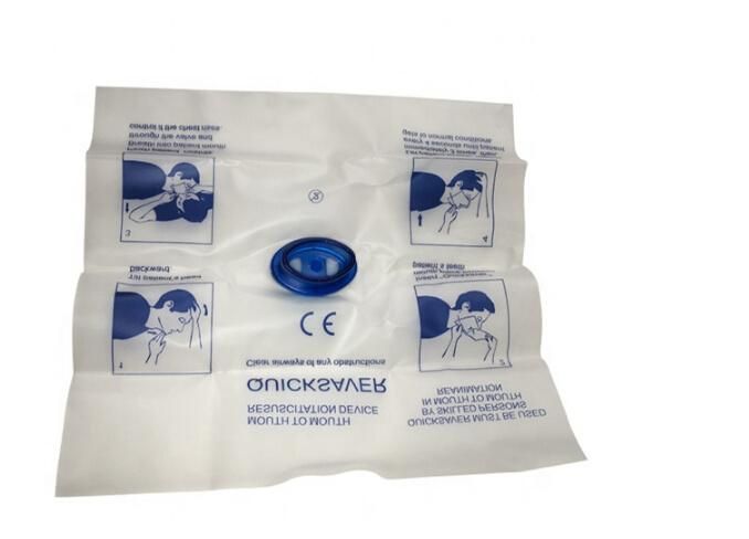 CPR Pocket Breathe Mask PVC Material for Rescue / Emergency