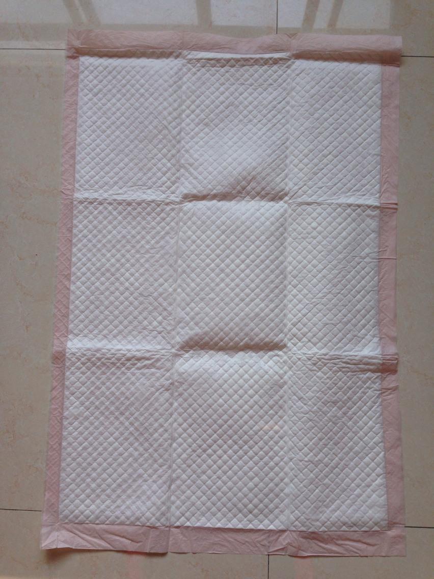 OEM ODM China Wholesale Xxxx Underpad Disposable Pad Incontinence Pad Private Label Free Samples PE Backsheet Fluff Pulp Adult Pink Bed Pad with Sap Waterproof