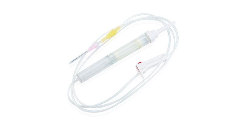 Wholesale Medical PVC Blood Transfusion with Burette for Single Use Set