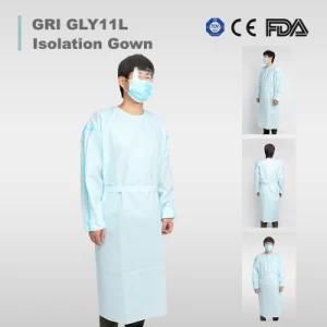 Factory Direct Sales Disposable Isolation Suits Clothing Isolation Apron Disposable White/Blue Level 3 Isolation Gowns Apron