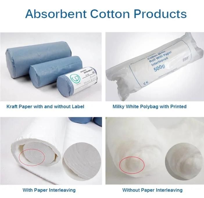 Degreased Absorbent Big Cotton Fabric Roll Bulk Medical Dressing100% Cotton Jumbo Gauze Rolls White 28*24 Mesh