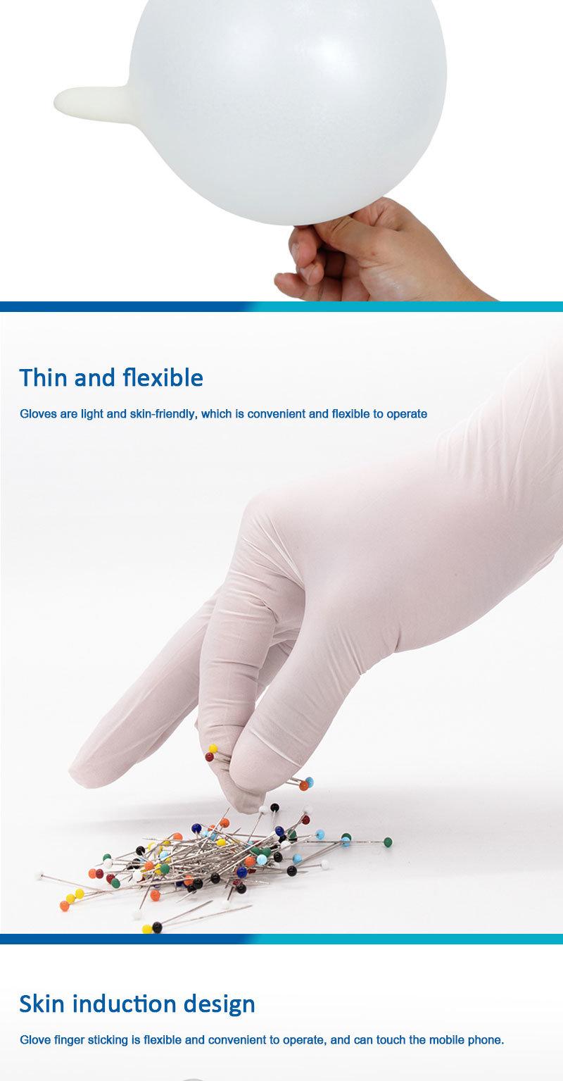 Wholesale China Powder Free Safeguard Food Grade Latex Latex White Examination Disposable Latex Gloves