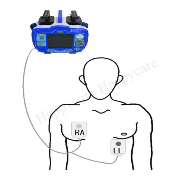 Hc-C018 Aed Bls Defibrillator Acls Monitor Price with ECG and SpO2
