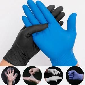 Hot Sale Disposable Blue Duty Work Examination Industrial Non-Medical Nitrile Gloves for Protective