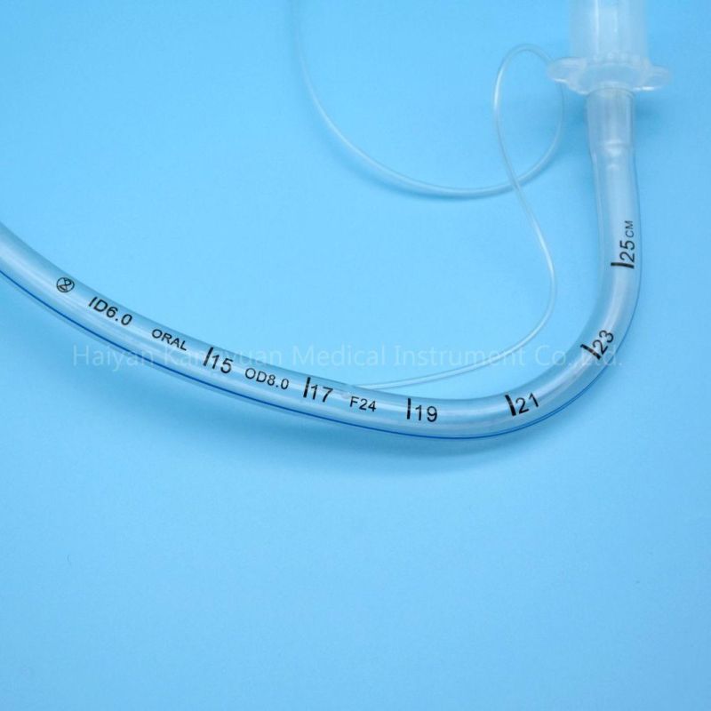 Endotracheal Tube Disposable Preformed Oral Use Medical Surgical PVC