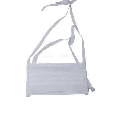 Disposable Pleated Fog-Free Face Masks, Pleated Tie-on Anti-Fog Face Mask