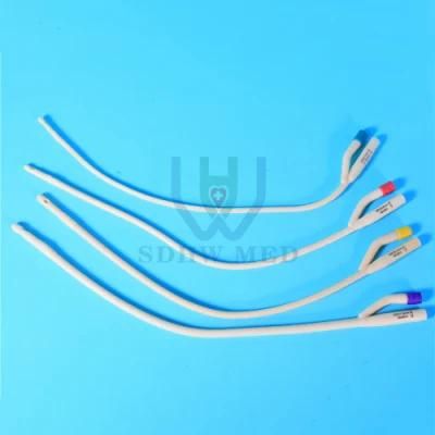 High Quality Latex / Silicone Disposable Medical Foley Catheter