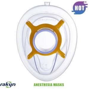 Medical Products of Disposable PVC Anesthesia Face Masks Oxygen Masks Without Check Valve for Pediatric, Infants and Neonates