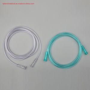 Disposable Medical PVC CO2 Gas Sampling Line for Monitoring with Male/Female Luer Lock Connector