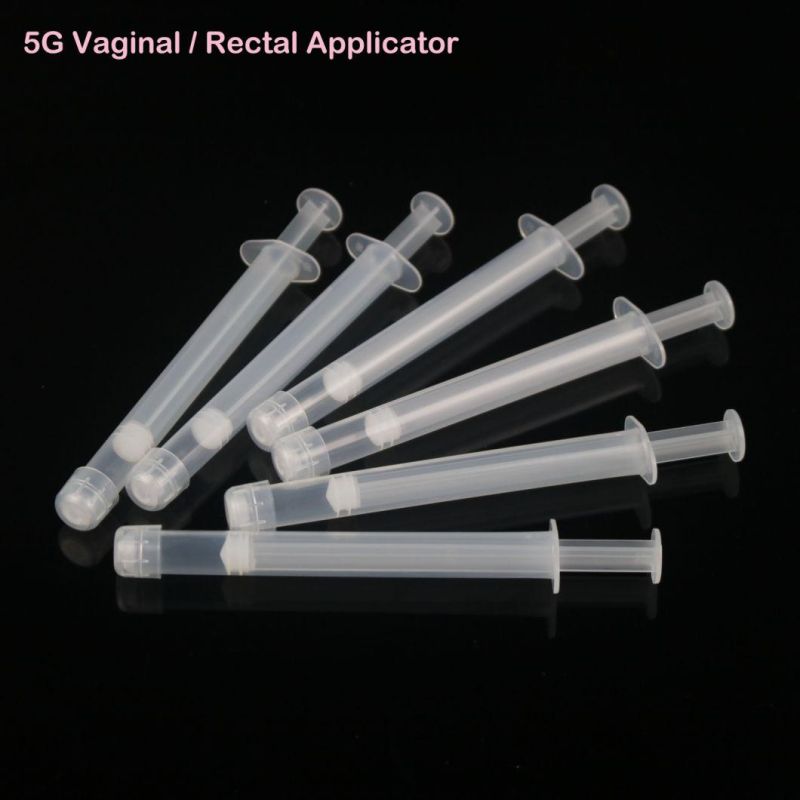 Vaginal Lubricant Suppository Gel Applicator Tube PP Material 3G 5g Medical Injection Tube