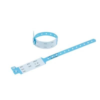 One Time Used Medical PVC Hospital Wristband for Patient