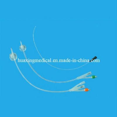 Single-Use Surgical Silicone Foley Catheter (two-way three-way)