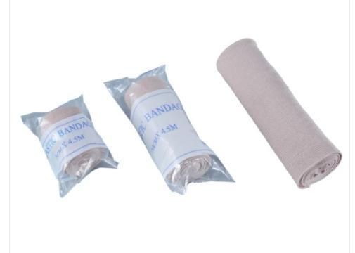 Disposable Medical Hospital Skin Color High Elastic Cotton Bandage CE ISO Approved