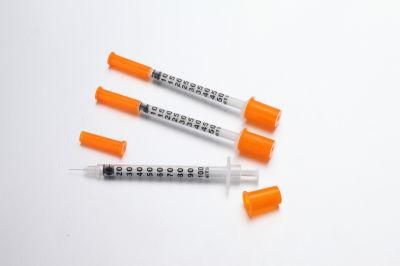 Pinmed Medical Disposable Insulin Syringe 0.3ml/0.5ml/1.0ml CE&ISO
