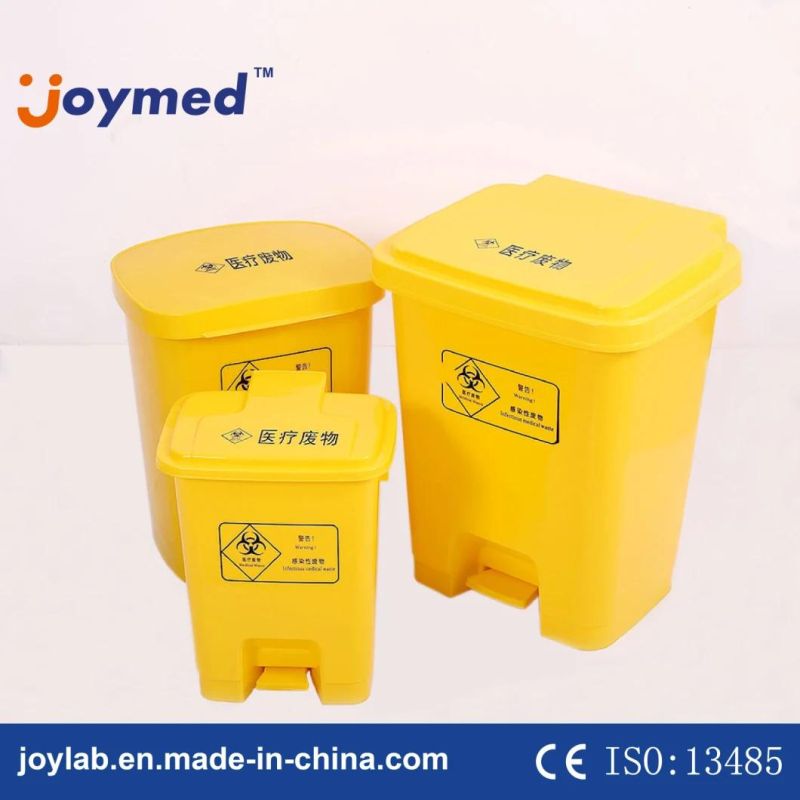 Plastic 50L Pedal Can Recycle 30L for Biological Waste China Bin Hospital Garbage Trash Bin