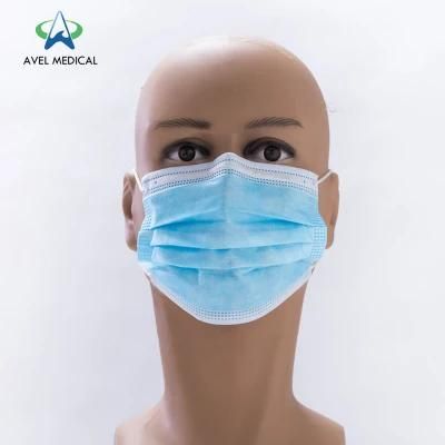 Fast Delivery 3 Ply Disposable Protective Face Mask