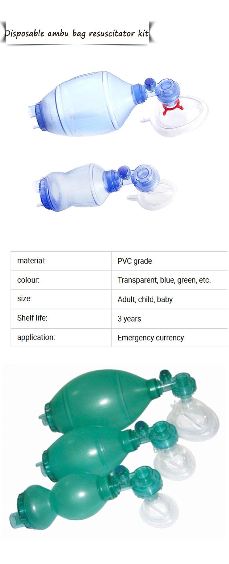 Manual Oxygen Tube Mask