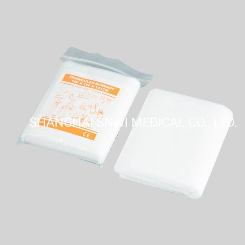 Disposable Surgical Medical Supply Wound Dressing Spandex Elastic Cotton Crepe Bandage