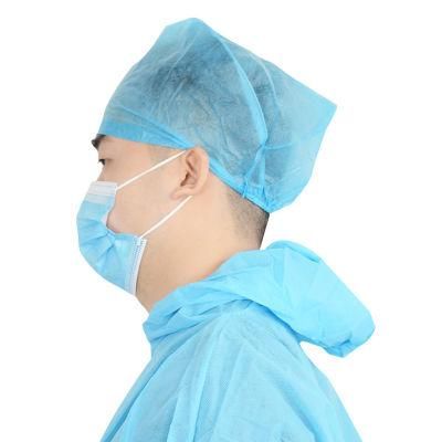 Disposable Non-Woven 3 Ply Disposable Blue Face Mask