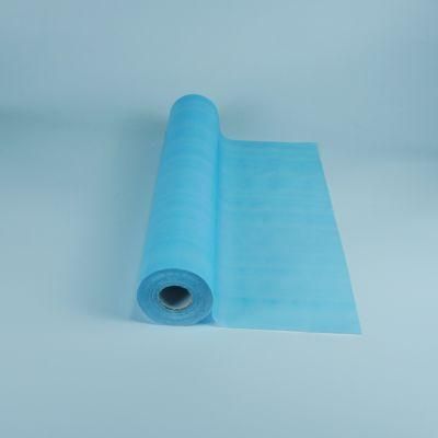 Medical-Grade 100% Virgin Woodpulp Tissue Poly Bedsheet with PE Film