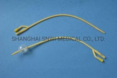 High Quantity Disposable Medical Latex Foley Catheter 100% Silicon Coated for Hospital Use