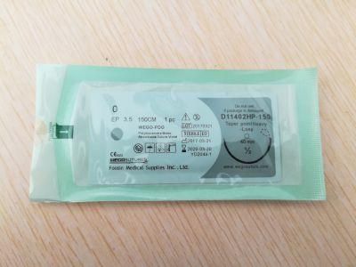 Absorable Pdo Suture with Heavy Needle, Loop