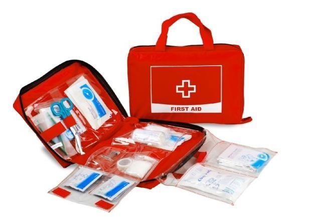 Travel Camping Portable Multifunctional First Aid Kit Handbag Red Portable First Aid Kit