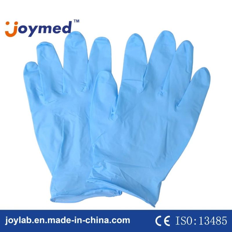 Blue Nitrile Gloves Examination Gloves Kitchen Gloves