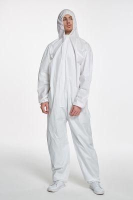 Surgical Disposable White Manufacture Wholesale Level 3 Isolation Gown with Safe Sticker