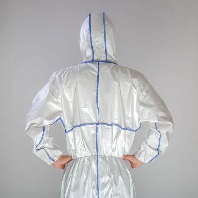 Hospital Clothes Bacteria &amp; Virus Infection Control PPE, Disposable Protective Coverall