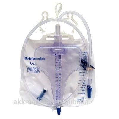 Alps Wholesale Urine Collection Bag Nephrostomy PEE Catheter 2000ml Urobag