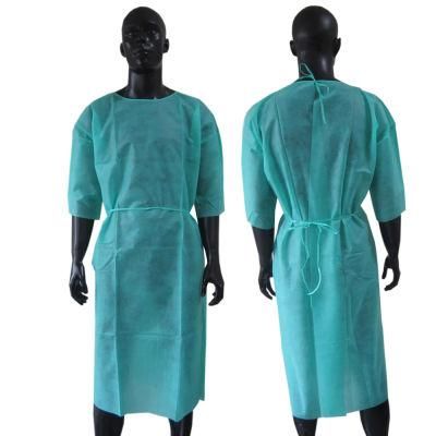 2021 Hot Selling Standard SMS Surgical Gown Dental Gown for Sale Nurse Apron Uniform