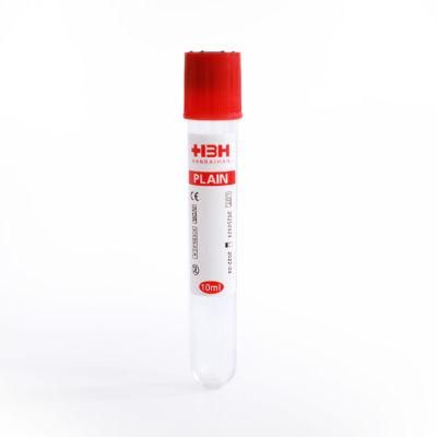Medical No Additive Blood Collection Plain Tube Used for Collecting and Holding Blood Specimen Plain Tube Tops