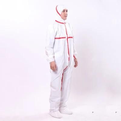 Type4b Chemical Resistance Protective Taped Seam Coverall