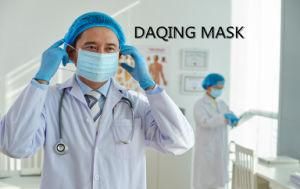 High Quality Certificate Three Layers Non-Woven Medical Melt Blown Fabric Bfe 99% Medical Surgical Face Mask