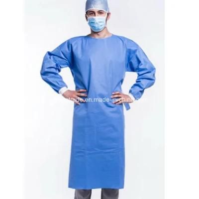 Disposable Stelized SMS Surgical Gown in Hospital