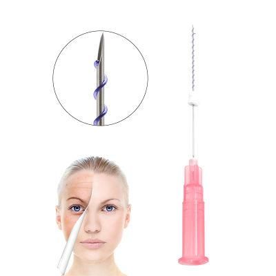 Face Lift Pdo Pcl Surgical Suture Screw Thread for Fine Lines