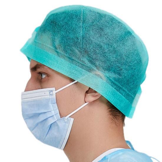 SMS Disposable Medical Elastic Doctor Caps