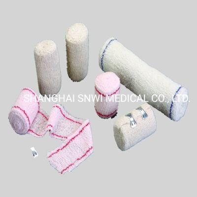 Medical Disposable Skin/White Color Cotton Plain Crepe Elastic Spandex Bandage