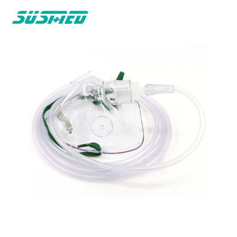 Medical Disposable PVC Oxygen Mask with 7 Diluters