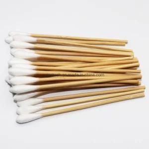 3 Inch Bamboo High Stadard Cotton Swabs Export to European Medical Cotton Applicators for Wound Care