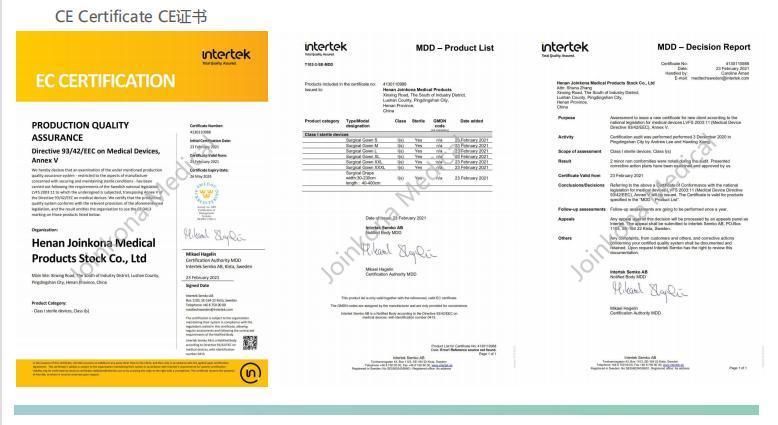 Factory Direct Sale SMS Material Medical Use Disposable Reinforced Surgical Gown