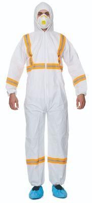 Disposable SMS Overalls Breathable Lightweight Flight Suit