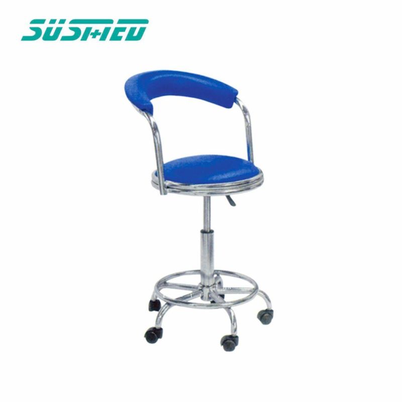 Height Ajustable Nurse Chair Type Doctor Stool with Wheels